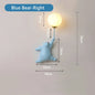 DecorBites™ Kids Bear Wall Light Moon Decor for Girl Bedroom
