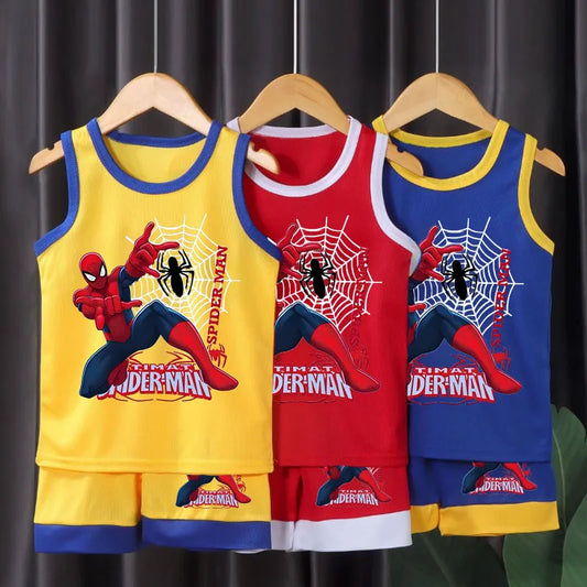 Summer Breathable Comfy Mesh Boys Basketball Clothes Sets Kids Casual