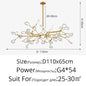 DecorBites™ LED Firefly Chandelier: Modern Nordic Ceiling Lights for Luxury Home Decor