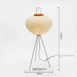 DecorBites™ Japanese Rice Paper Floor Lamp by Noguchi Yong for Bedroom and Parlor Lighting
