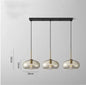 DecorBites™ Industrial Retro LED Glass Pendant Light Chandelier for Kitchen Restaurant