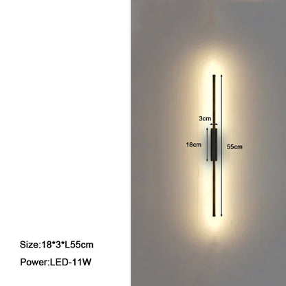 DecorBites™ Linear LED Wall Sconce for Sofa Background Lighting Fixtures