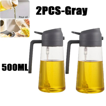 2in1 Kitchen Spray Oil Dispenser Oil Sprayer Polisher or Only Brush