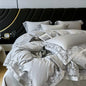 DecorBites™ Luxe 1500TC Egyptian Cotton Lace Wide Edge Bedding Set: Duvet Cover, Sheet, Pillowcases