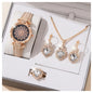 Watches Sets Gifts for Women Crystal Bling Wristwatch Jewelry Kit Gift for Mom Wife Girlfriend