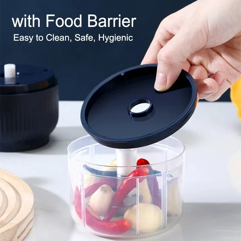 250ml Mini Wireless USB Rechargeable Electric Vegetable Chopper Garlic