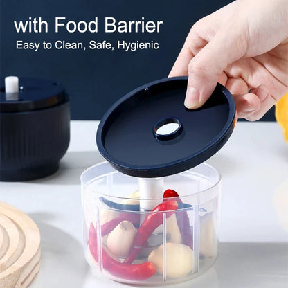 250ml Mini Wireless USB Rechargeable Electric Vegetable Chopper Garlic