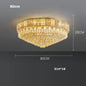DecorBites™ K9 Crystal Gold Chandelier Lighting for Living Room