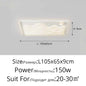 DecorBites™ LED Chandelier: Modern Lighting Fixture for Home Decor, White Lustre Lights