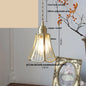 DecorBites™ Glass LED Pendant Lamp Adjustable Loft Kitchen Light Fixture