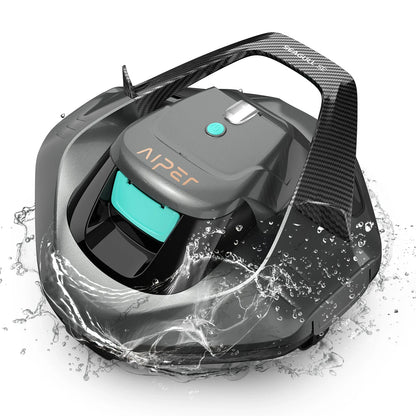Refurbished Aiper Seagull SE Pool Vacuum Cordless Robotic Pool Cleaner with 100 Mins Runtime, Powerful 1320GPH Suction,Smart Self-Parking, Pool Vacuum for Above Ground Pools up to 860 Sq.ft