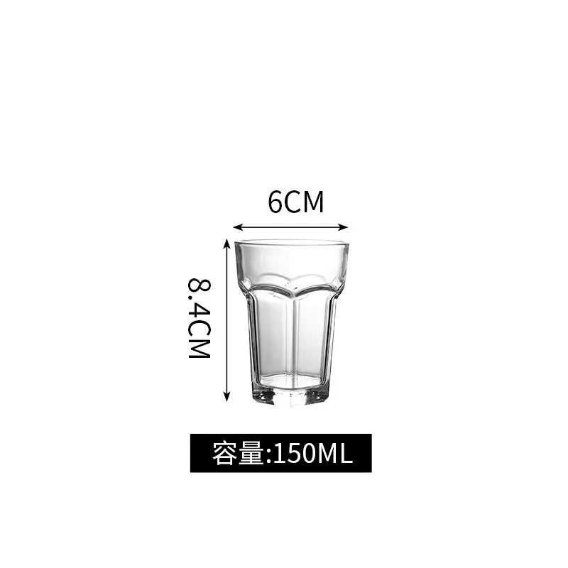 DecorBites™ Large Glass Beer Mug | Creative Transparent Glass Cup | Home Decor Gift