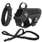 Tactical Vest Pet German Shepherd Golden Retriever Tactical Training Dog Harness and Leash Set For All Breeds Dogs