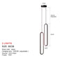 DecorBites™ LED Chandelier: Modern Living Room Dining Room Pendant Lights for Home Decor