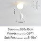 DecorBites™ Kids Cartoon Panda Polar Bear Ceiling Light Chandelier for Boys and Girls' Bedroom