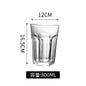 DecorBites™ Large Glass Beer Mug | Creative Transparent Glass Cup | Home Decor Gift