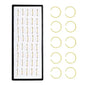 40/60pc Stainless Steel Straight L Nose Stud for Women Nose Ring Set