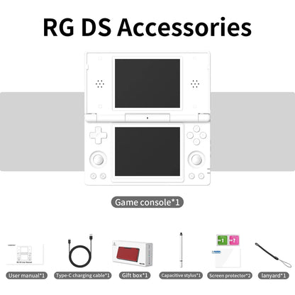 Anbernic RG DS Flip Handheld Game Console 4" IPS HD Dual Screen