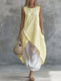 Casual Women Summer 2PCS Matching Set O-Neck Irregular Long Shirt