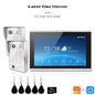 ANJIELO Tuya Smart Fingerprint 5-in-1 Unlocking Home Video Doorbell Video Intercom System 1080P Touch Monitor Security Protectio