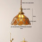 DecorBites™ Green Glass LED Pendant Lights Modern Hanging Lamp Home Decor