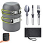 Camping Cookware Set, Outdoor Pan Set, Tourist Dishes, Melon, Kitchen