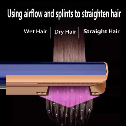 2-In-1 Negative Ion Hair Dryer Multi-Function Straightener