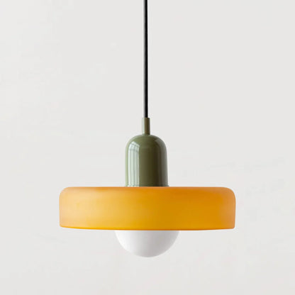 DecorBites™ Glass Led Macaron Ceiling Chandelier for Home Decor