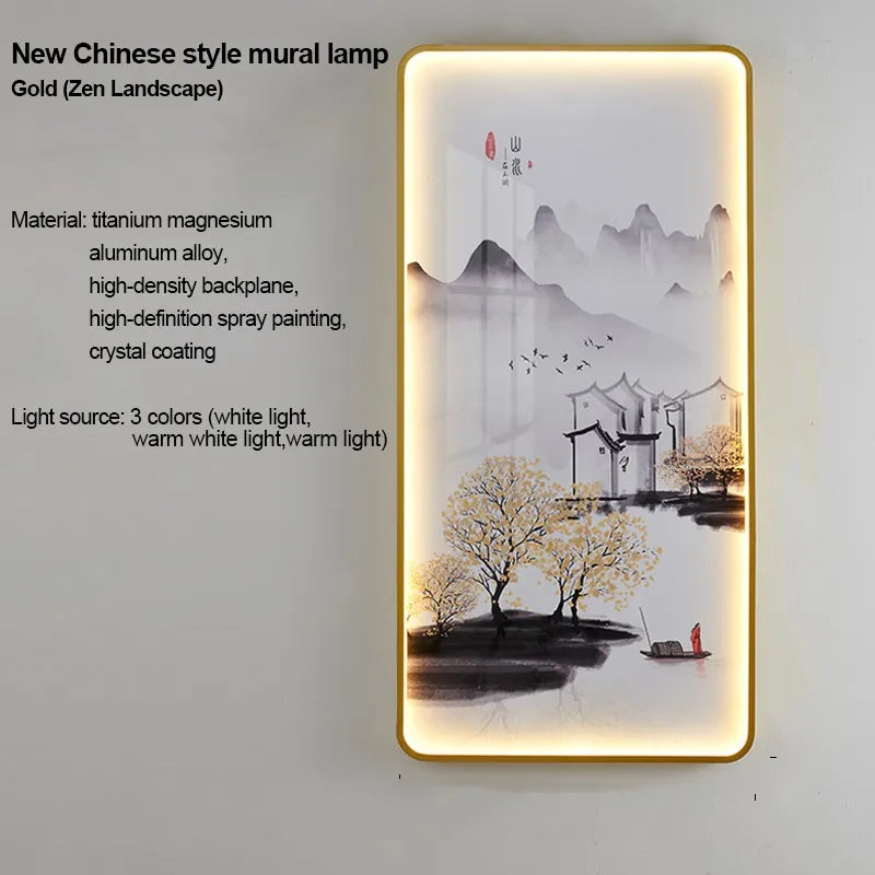 DecorBites™ LED Landscape Wall Sconce for Home Decor