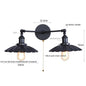 DecorBites™ Industrial Retro LED Wall Lamp with Two Heads and Pull Chain Switch