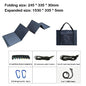 100W Solar Panel Folding Bag USB+DC Output Solar Charger Portable Foldable Solar Charging Device Outdoor Portable Power Supply