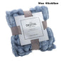 New Double Sided Warm Blanket Skin-Friendly Warm Conditioning Quilt Solid Color Breathable Striped Blankets