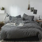 DecorBites™ Japanese Style Cotton Printed 4Pcs Bedding Set with Double-Sided Design