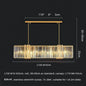 DecorBites™ Luxe E14 LED Crystal Pendant Chandelier: Elegant Dining Room Lighting