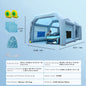 SucceBuy Inflatable Paint Booth with Blowers Inflatable Spray Booth Powerful Spray BoothCar Paint Tent Air Filter System