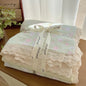 DecorBites™ Lace Romantic Comforter Set - Full Twin Double Size Bed Linens