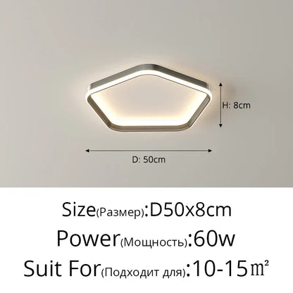 DecorBites™ LED Ceiling Chandelier for Living Room Kitchen Dining Study Modern Indoor Lighting