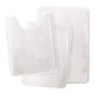 G6KF Set of 3 Bathroom Rugs Toilet Mats Super Absorbent Floor Mat European Decoration