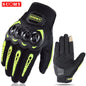 VEMAR Summer Motorcycle Gloves Men Black Full Finger Touchscreen Cycling ATV MTB Guantes Moto Luvas Bike Riding Glove Women Red