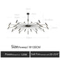 DecorBites™ LED Ceiling Chandelier: Minimalist Nordic Home Lighting for Living Room, Bedroom, Dining Area