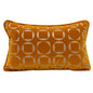 DecorBites™ Lahulpe Navy Blue Velvet Cushion Cover with Constellation Embroidery, 45x45cm