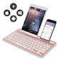 Wireless Bluetooth Keyboard Portable Ultra Thin  Desktop Laptop Keyboard Dual Channel