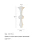 DecorBites™ Japanese Cotton Paper Pendant Lamp Wabi Sabi Chandelier with E27 Bulb