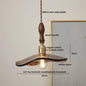 DecorBites™ Glass Copper LED Pendant Lights for Modern Style Dining Kitchen Bedroom