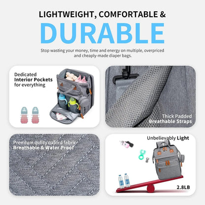 Changing Bag Backpack Baby Changing Backpacks with Large Capacity