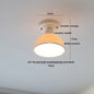 DecorBites™ LED Canopy Ceiling Light Glass Copper Luminaria De Teto
