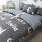 DecorBites™ Lattice Plant Geometric Pattern Bedding Set with Sheet Pillows