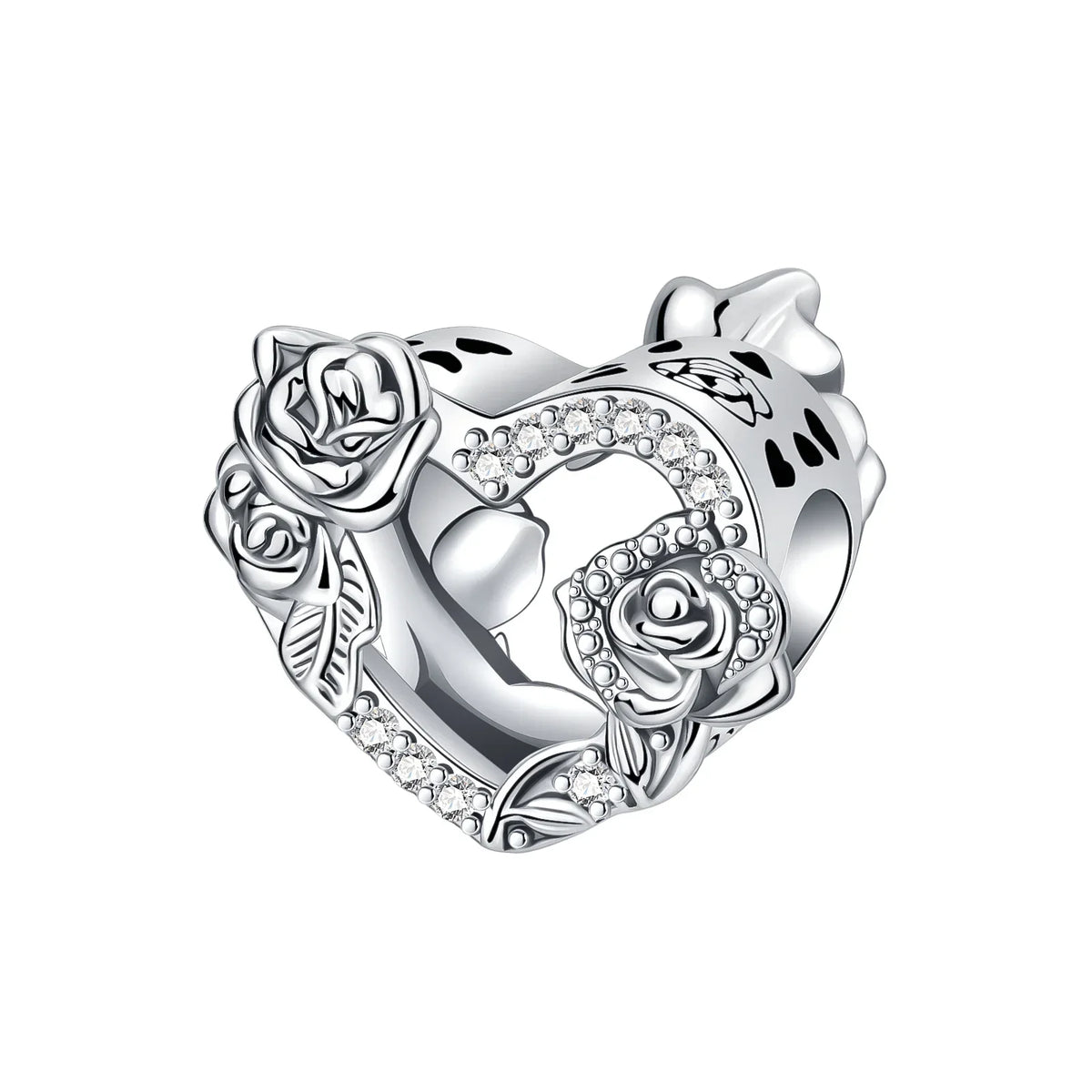 925 Sterling Silver Fashion Bee Honey Jar Sunflower Autumn Series