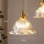 DecorBites™ Green Glass LED Hanging Light Fixture Copper Socket Modern Pendant Lamp