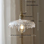 DecorBites™ Glass LED Pendant Lamp with Wood Handle - Modern Nordic Hanging Light